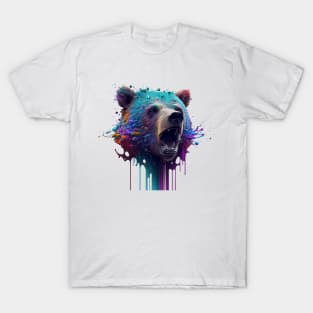 Bear Splash Art: Powerful Fantasy Representation #3 T-Shirt